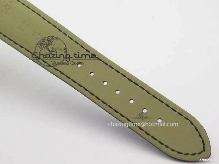 0205 Flexible De Ville MK 1:1 Best Edition SS White Dial On Black Leather Asian Seagull T1701 (Sec@6) 8244